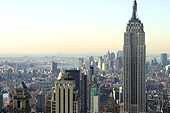 L'Empire State building vu depuis l'observatoire du "Top of the Rock".