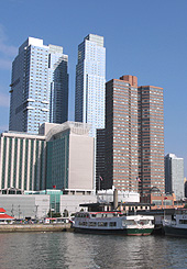 Condos haut de gamme avec vue sur l'Hudson river.