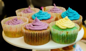Les cupcakes aiment les couleurs.