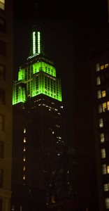 Empire State building Saint Patrick