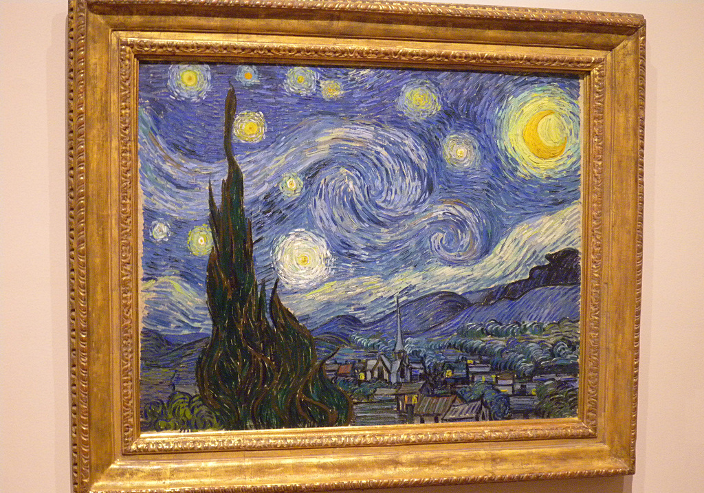 La "nuit étoilée" de Vincent Van Gogh au MoMA.