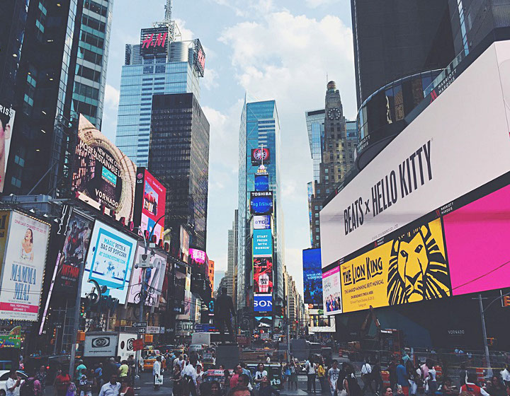 Times Square aujourd'hui.