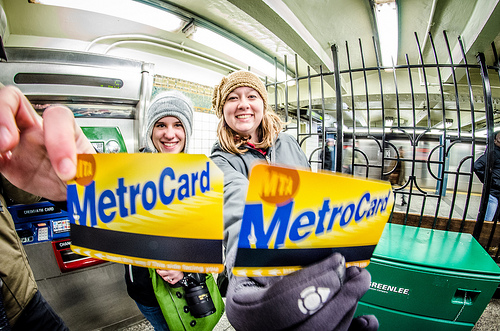 Des touristes ravies de leur MetroCard