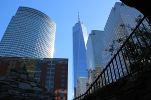 La vue sur la One World Trade Center. (Photo Marjorie)