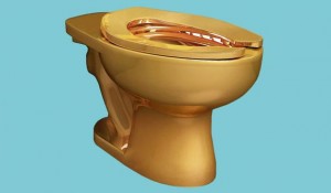 Des WC à 18 carats !