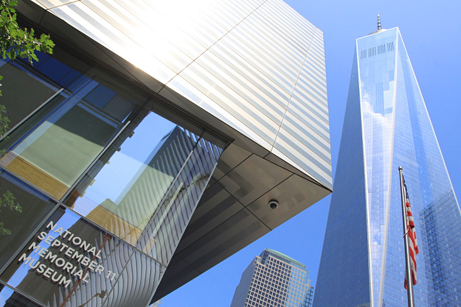 Le musée national du 11 septembre est au pied de la nouvelle tour One World Trade Cente