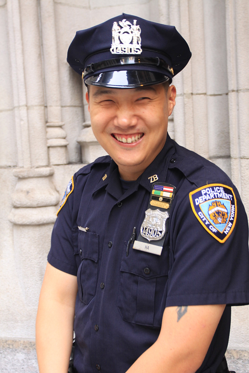 Comment faire des photos avec des policiers à New York ©New York