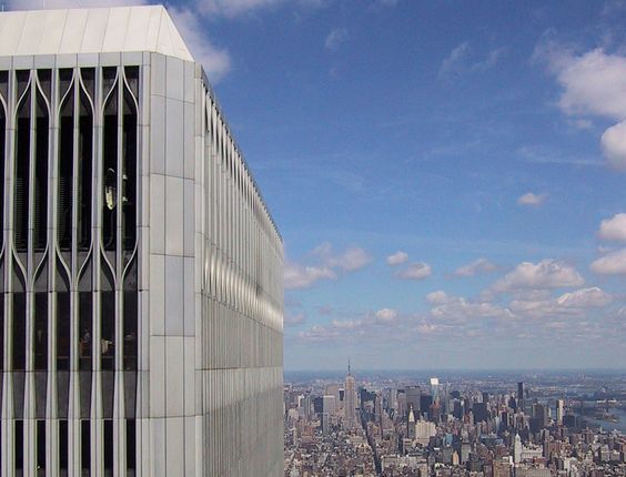 La vue depuis l'intérieur de l'observatoire.