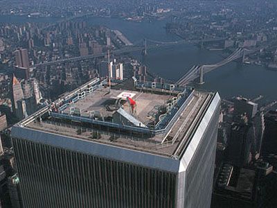 Vue d'ensemble de l'observatoire, depuis un hélicoptère.