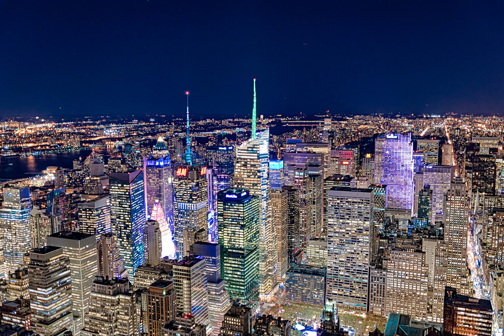 empire state building de nuit