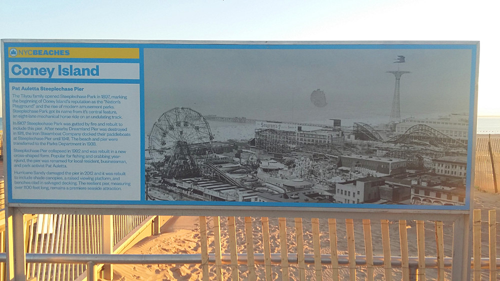 plage coney island new york