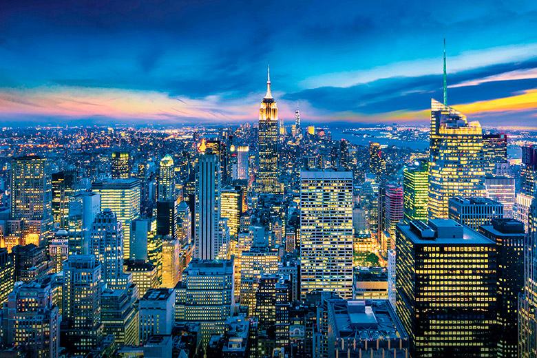 nuit top of the rock