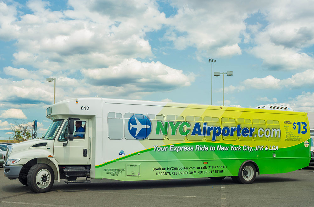 Réservez votre transfert en Express Bus entre l'aéroport et Manhattan