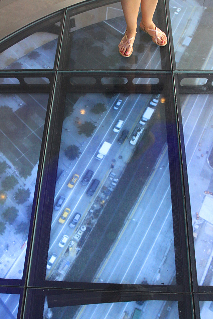 one world observatory plancher verre