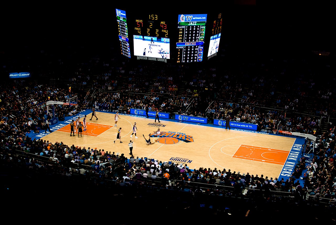 madison square garden new york knicks