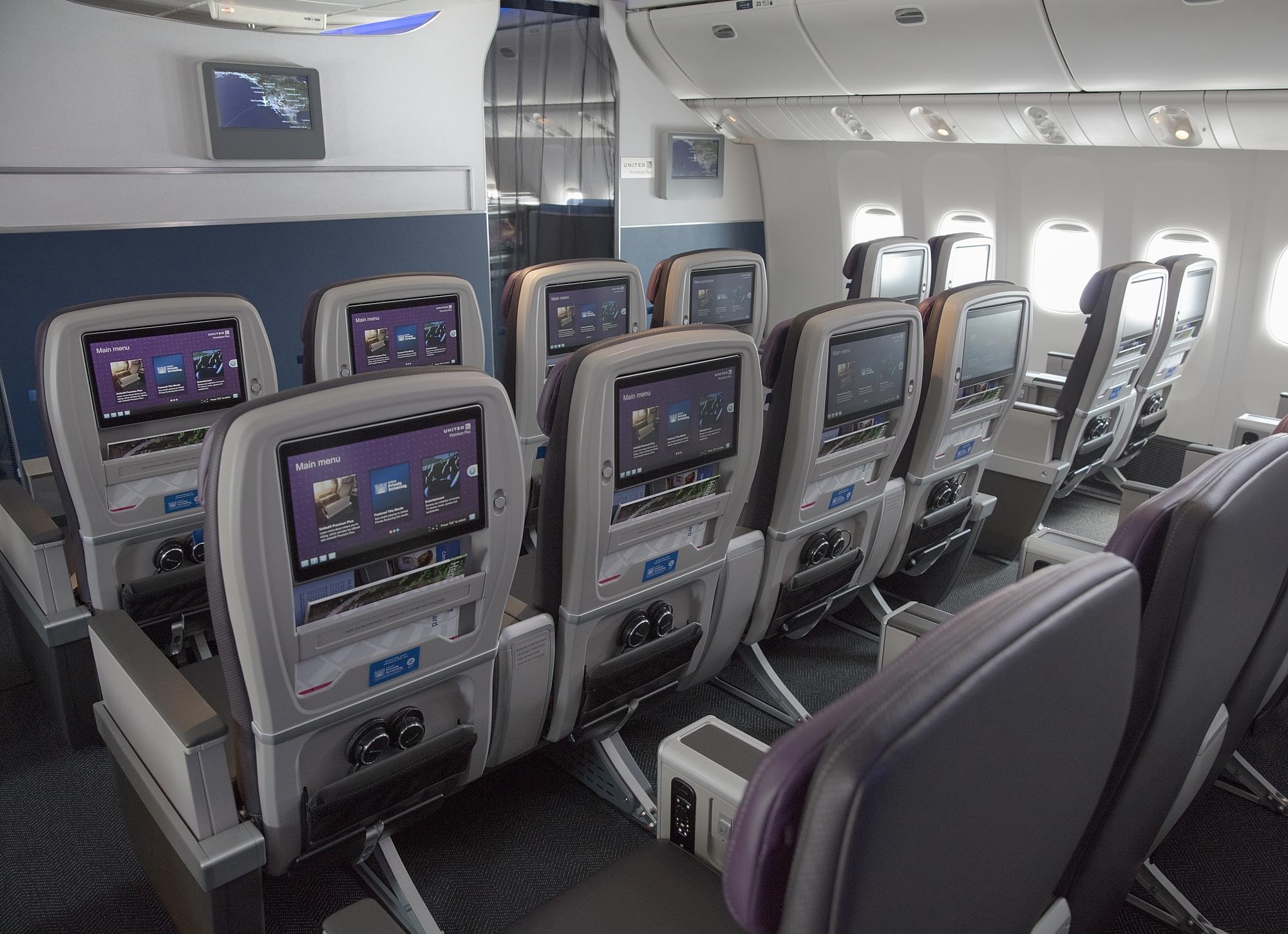 United Airlines classe economique