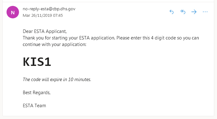code esta email