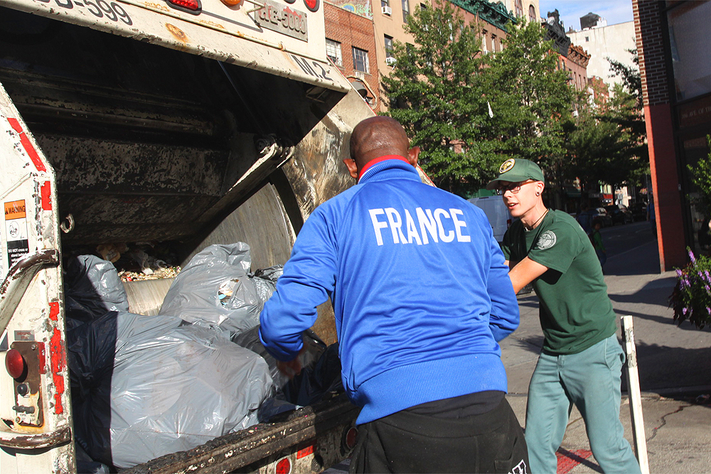 camion ordures new york