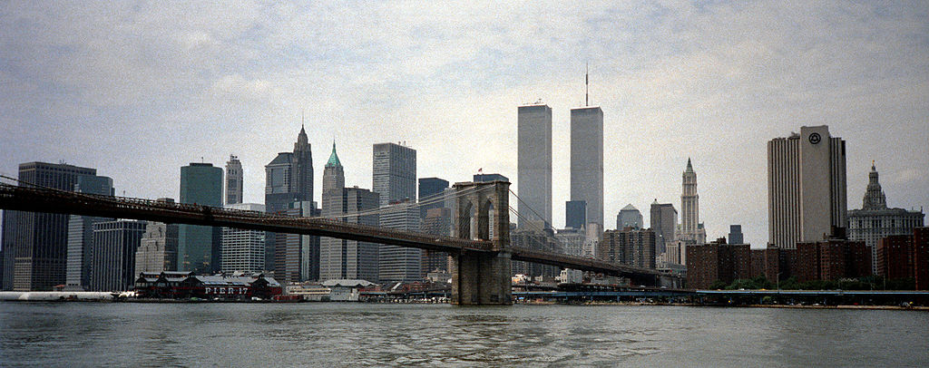 skyline twin towers