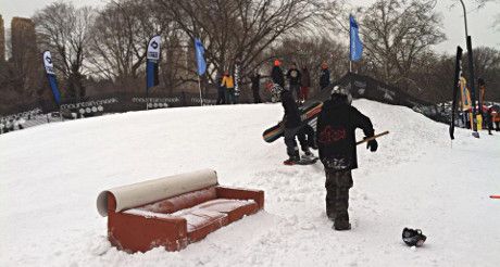 Les sports d’hiver envahissent Central Park
