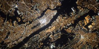 New York vu de l'espace