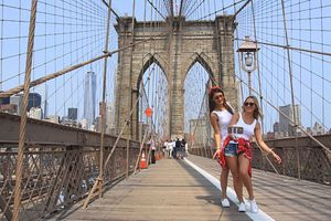 selfie pont brooklyn new york