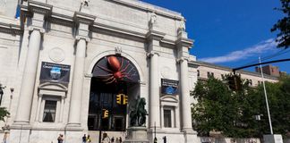 La façade du musée d'Histoire naturelle de New York