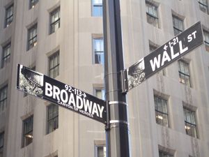 Broadway et Wall Street