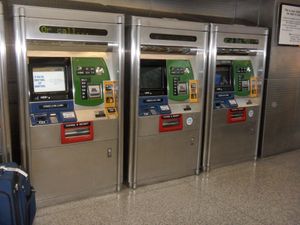 bornes automatiques métro new york