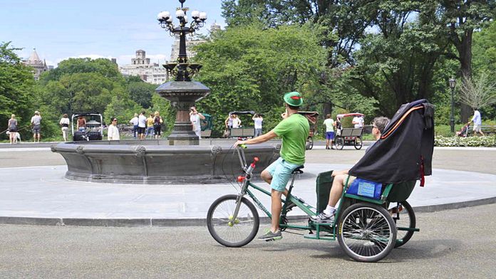 central park pedicab