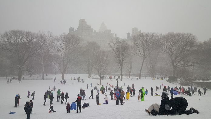 neige Central Park