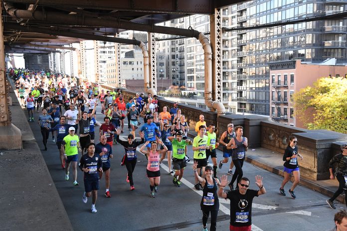 Marathon de New York : pont de Queensboro