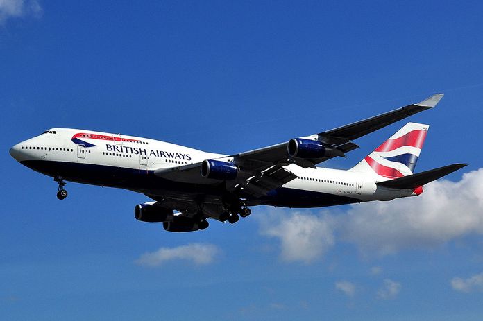 british airways 747